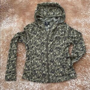 Olive Camouflage Thin Jacket